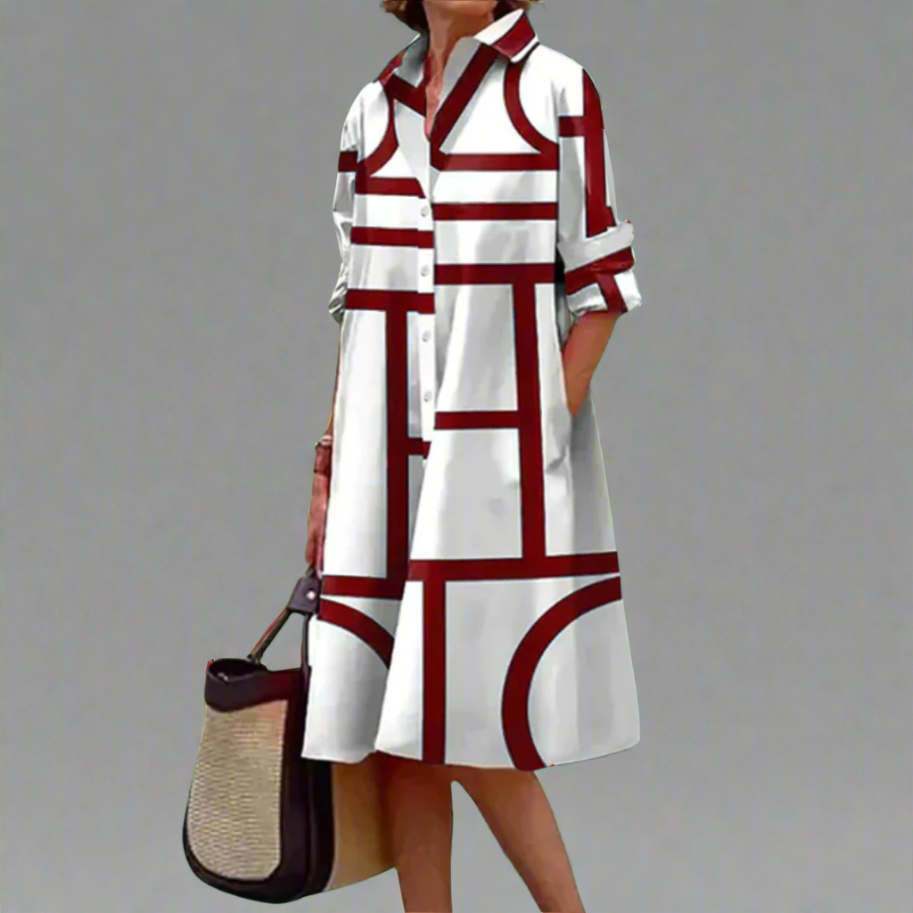 MIRA | EFFORTLESS ELEGANCE KNEE-LENGTH DRESS