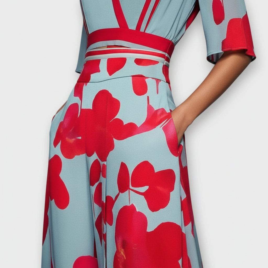 Elise | Elegant Floral Sheath Dress