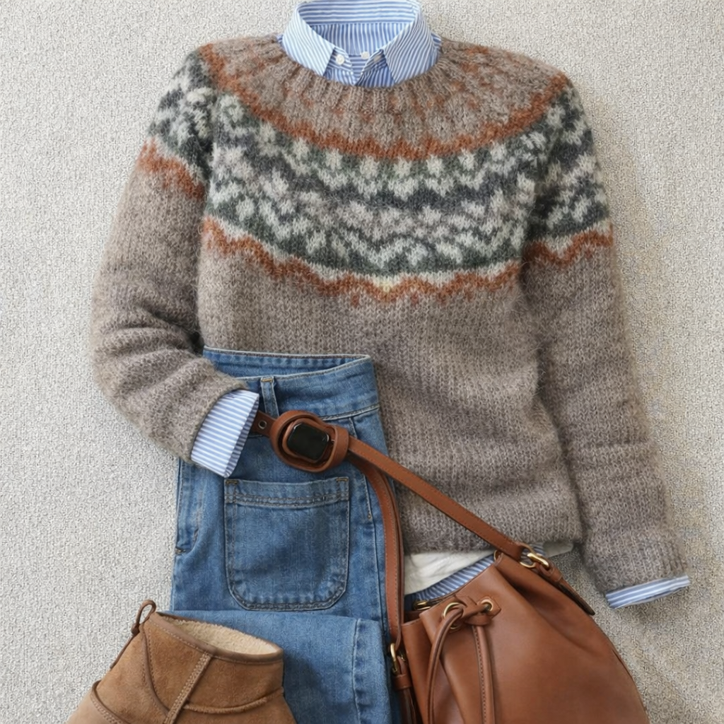 Mary | Heritage Nordic Knit Sweater