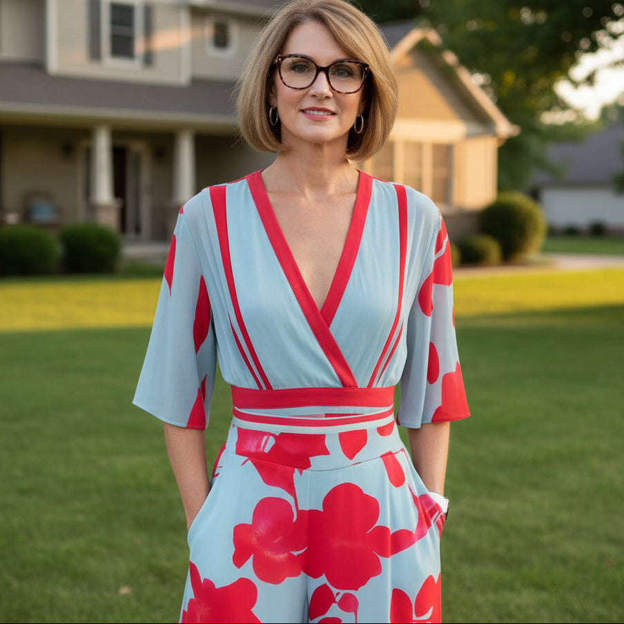 Elise | Elegant Floral Sheath Dress