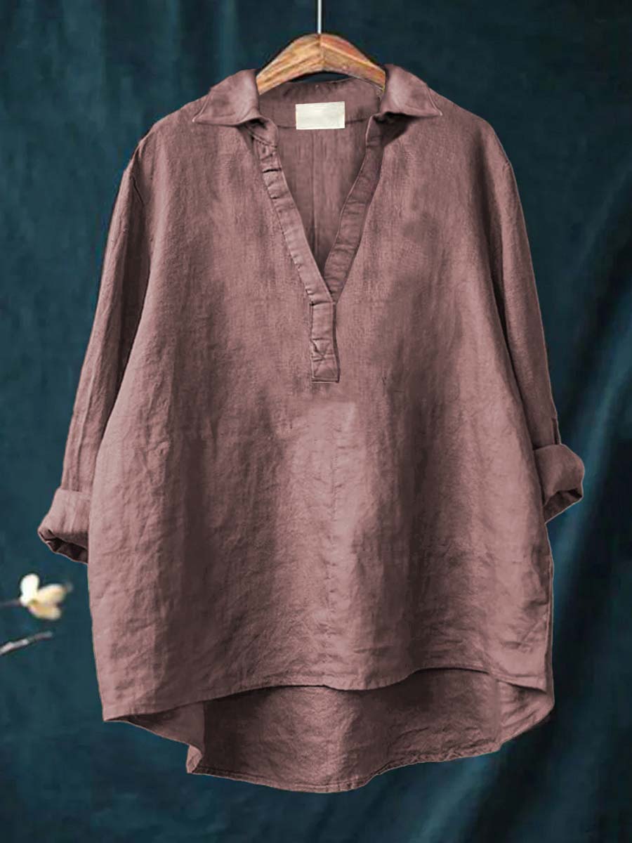 Andrea Linen Blouse
