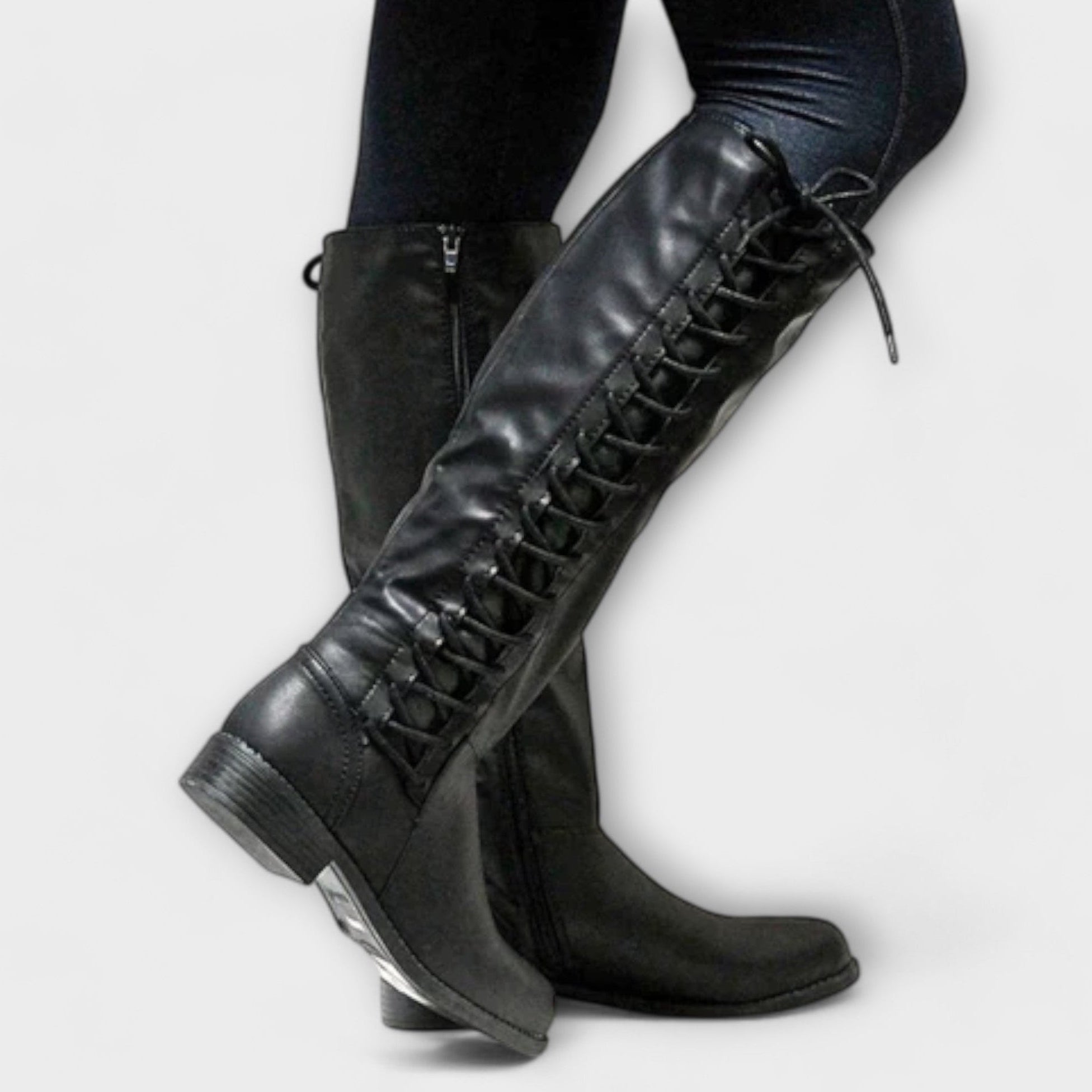 Paula | Leather Tall Boots