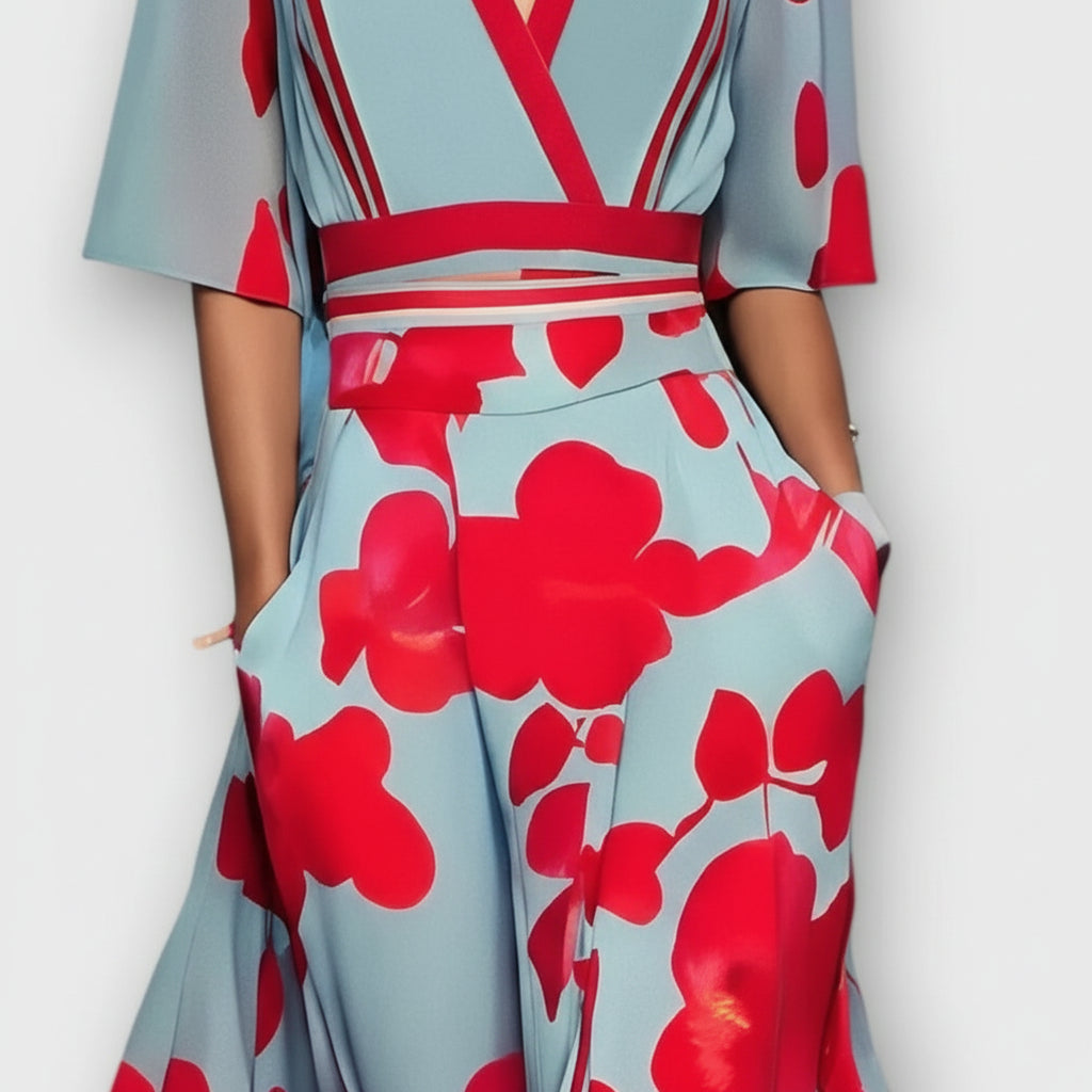 Elise | Elegant Floral Sheath Dress