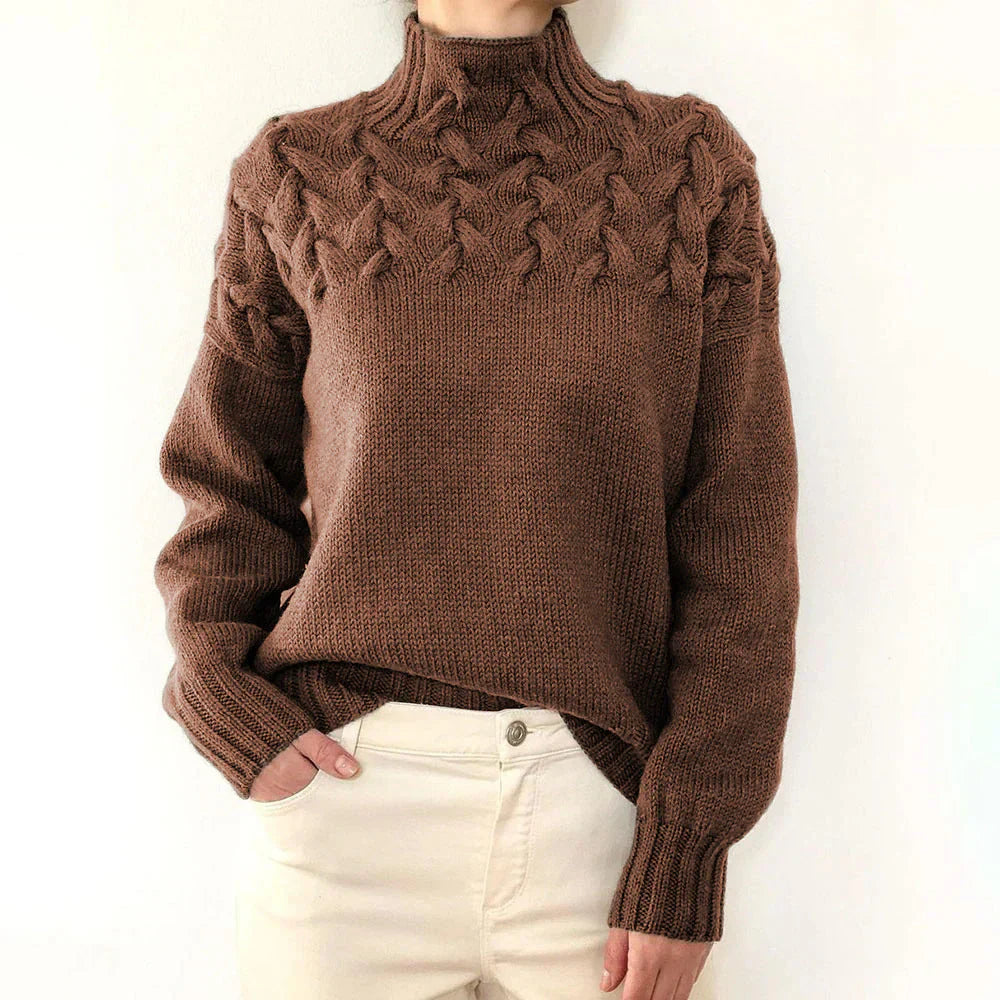 Elena | Warm Knitted Turtleneck