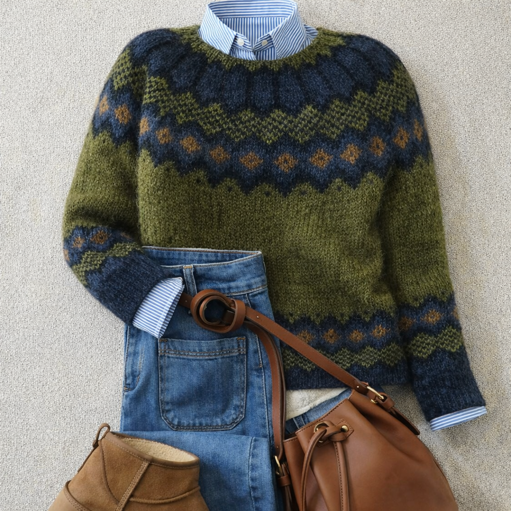 Mary | Heritage Nordic Knit Sweater